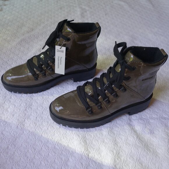 Cougar Nash Waterproof Patent Boots New! - Picture 5 of 14